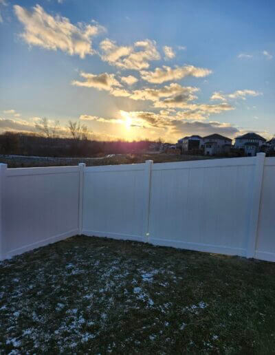 Side yard wood fence with gate by 613 Fencing Inc. in Kingston